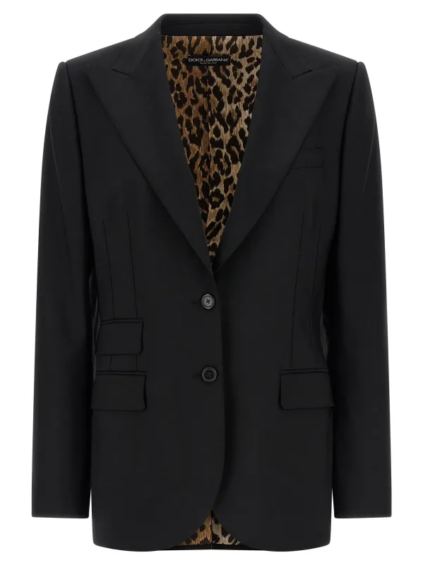 Turlington Blazers Black made by Dolce & Gabanna