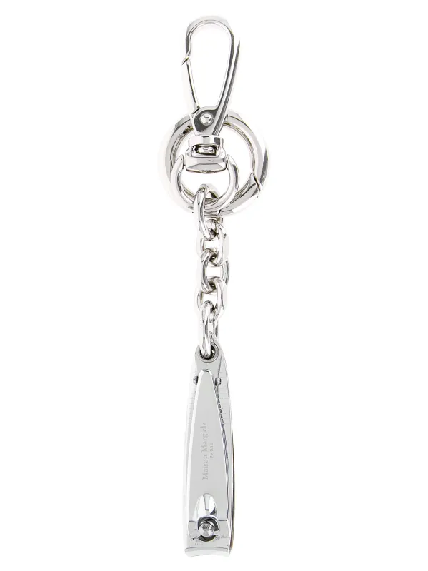 Nail Cutter Keyring Silver made by Maison Margiela