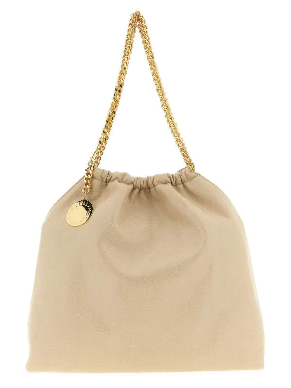 Falabella Drawstring Shoulder Bags Beige sold by Wanan Luxury