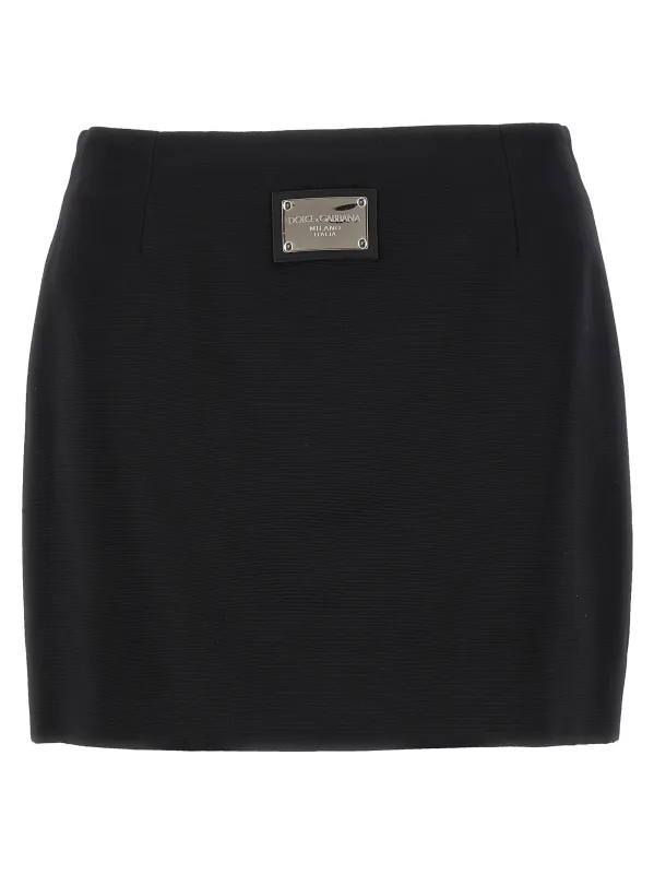 Black Sicily Skirts Black made by Dolce & Gabanna