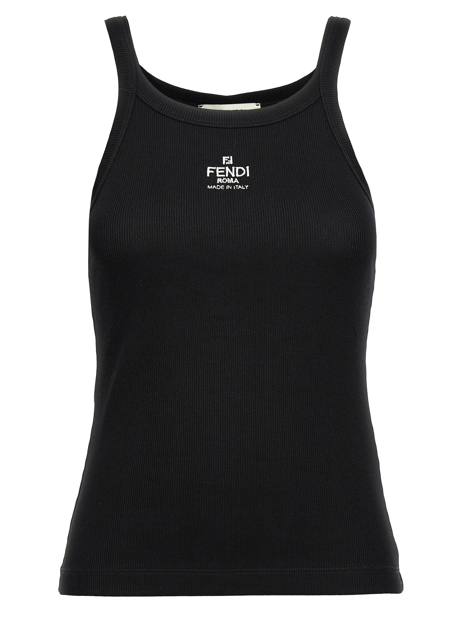 Logo Tank Top Tops Black sold by Wanan Luxury