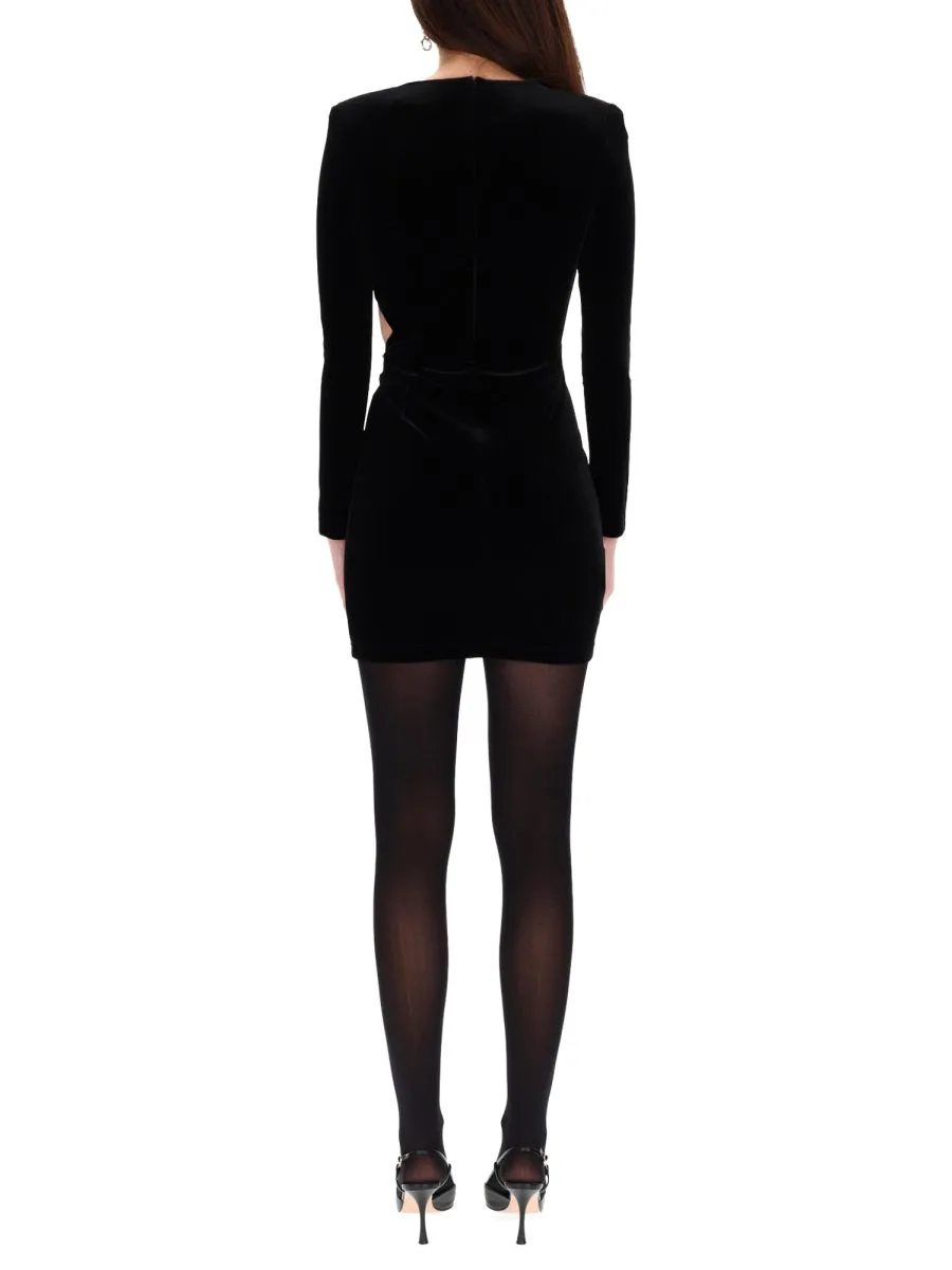 Mini Velvet Dress sold by Wanan Luxury product image thumbnail 3