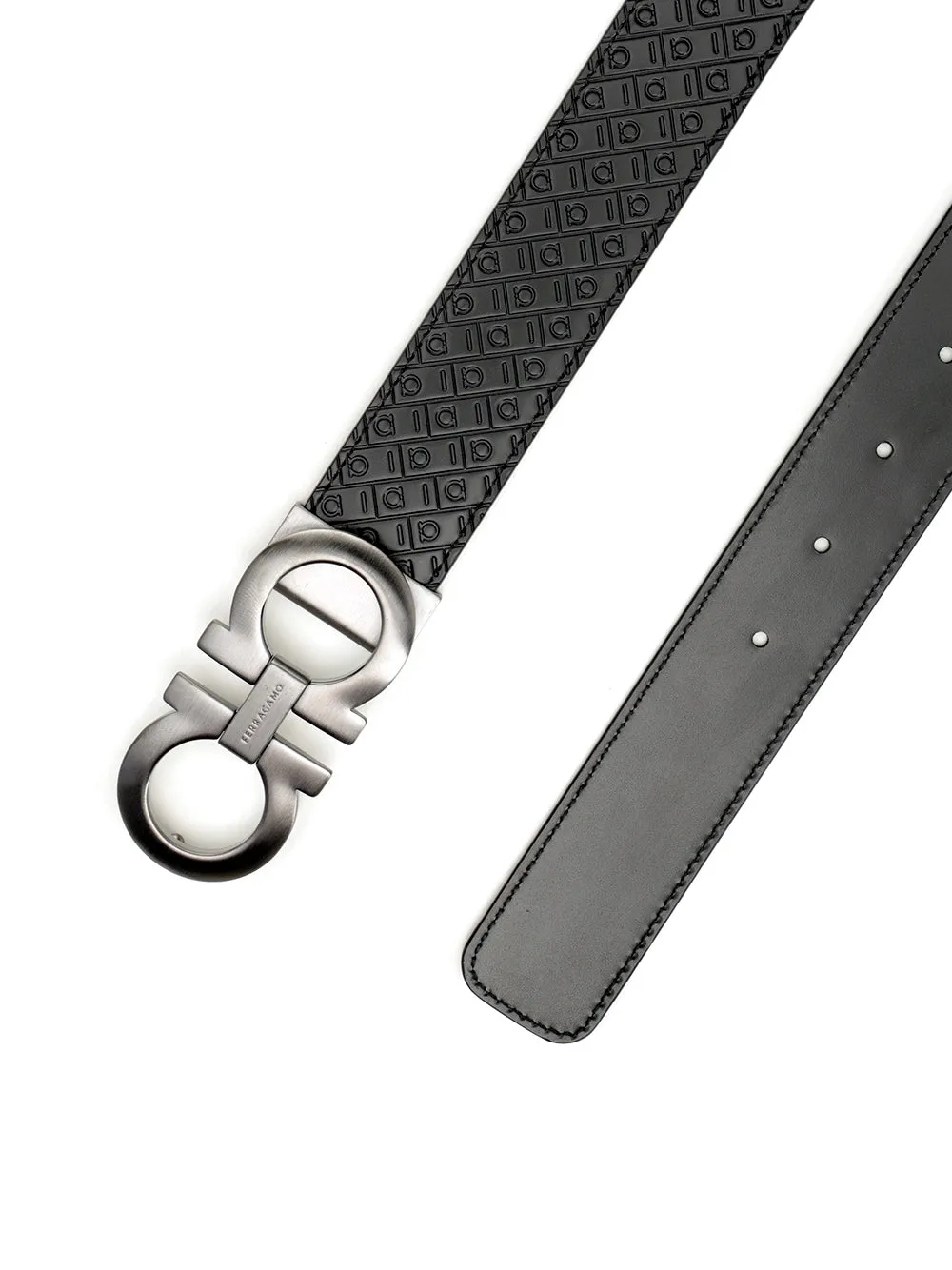 Reversible Gancini Belt Belts Black sold by Wanan Luxury product image thumbnail 2