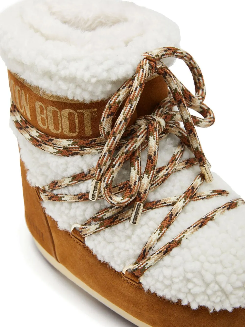Shearling Lace-Up Boots sold by Wanan Luxury product image thumbnail 2