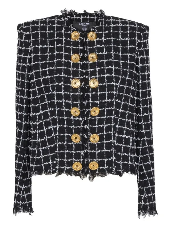 Tweed Jacket made by Balmain
