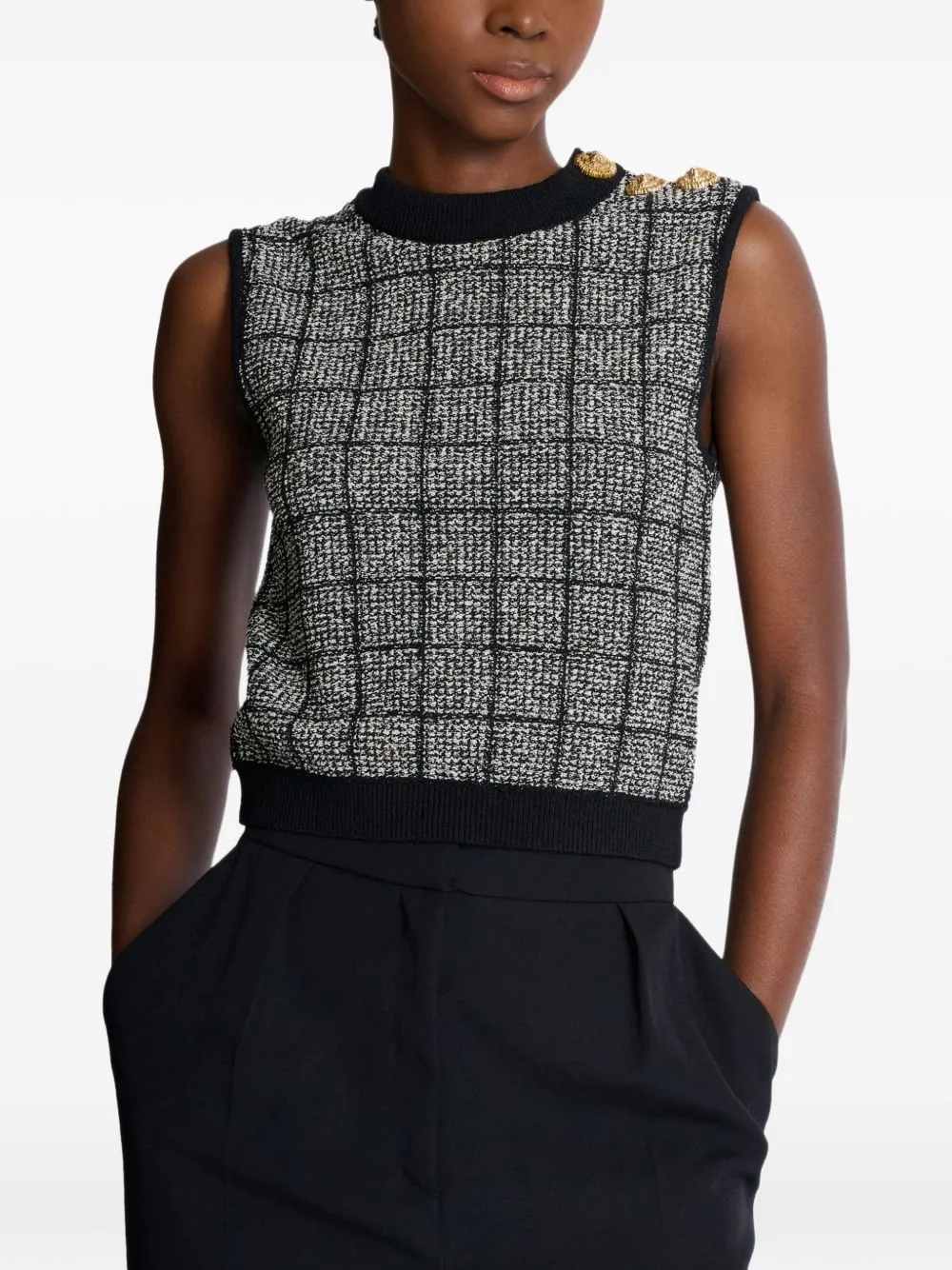 Tweed Tank Top sold by Wanan Luxury product image thumbnail 3
