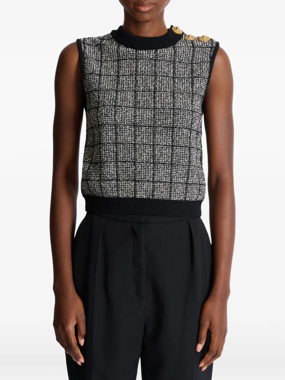 Tweed Tank Top sold by Wanan Luxury product image thumbnail 4