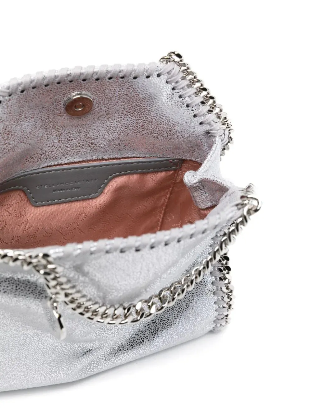 Tiny Tote Bag With Metallic Effect sold by Wanan Luxury product image thumbnail 4