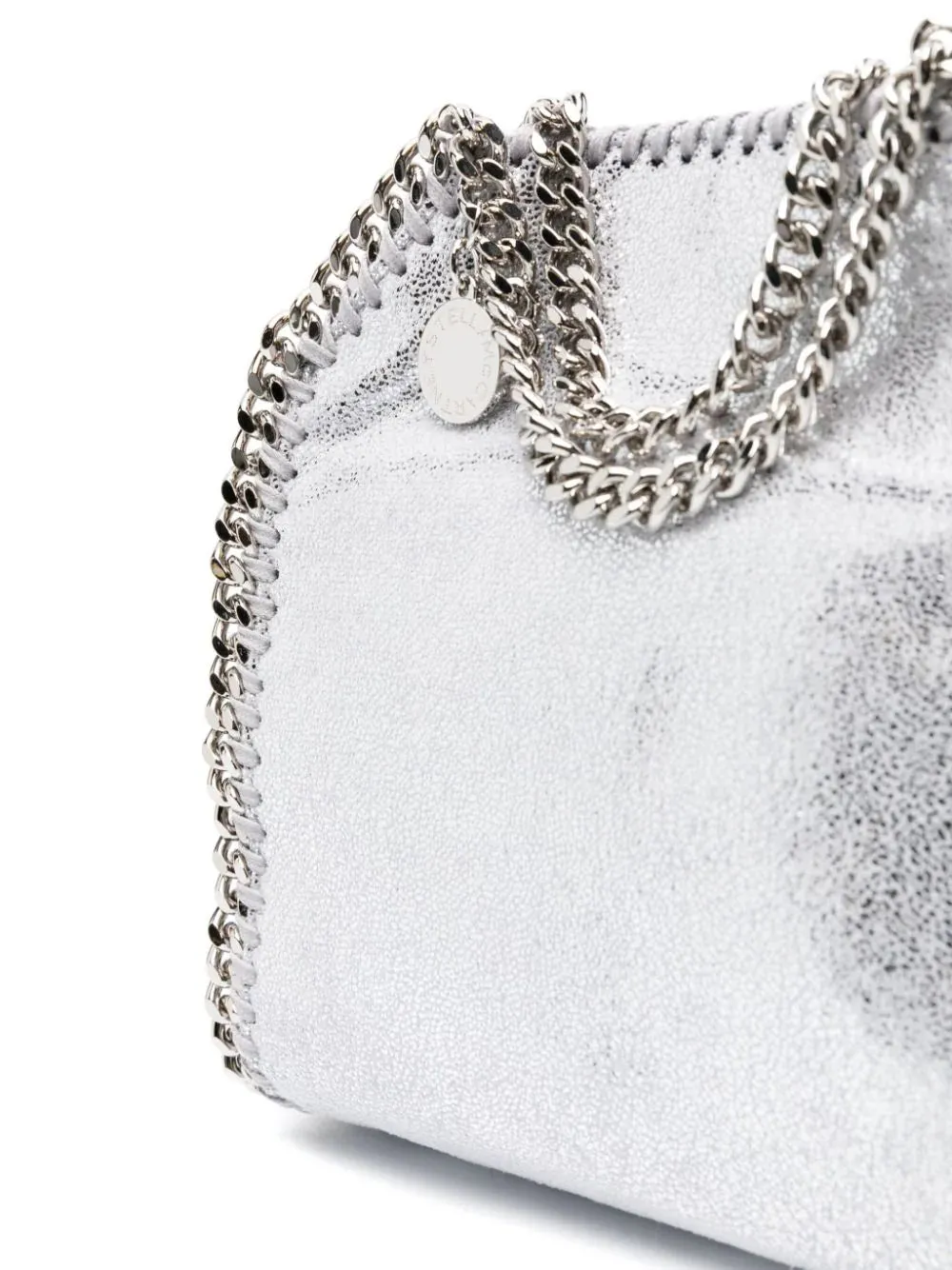 Tiny Tote Bag With Metallic Effect sold by Wanan Luxury product image thumbnail 3