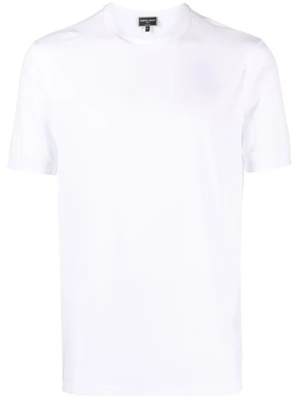 Icon Crew-Neck T-Shirt In Stretch Viscose Jersey sold by Wanan Luxury