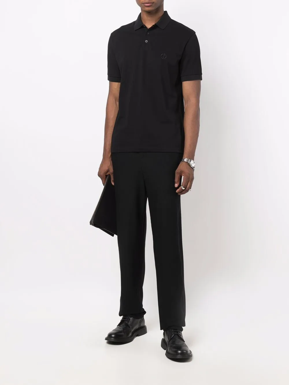 Stretch Cotton PiquÉ Polo Shirt sold by Wanan Luxury product image thumbnail 4