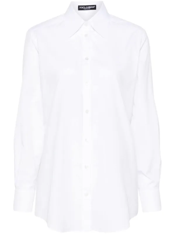 Oversized Pointed Collar Shirt sold by Wanan Luxury