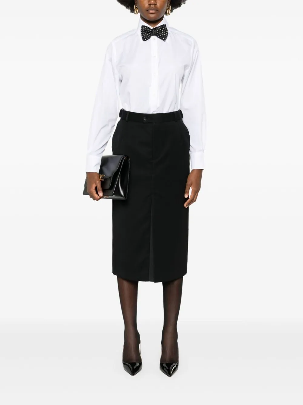 Oversized Pointed Collar Shirt sold by Wanan Luxury product image thumbnail 2