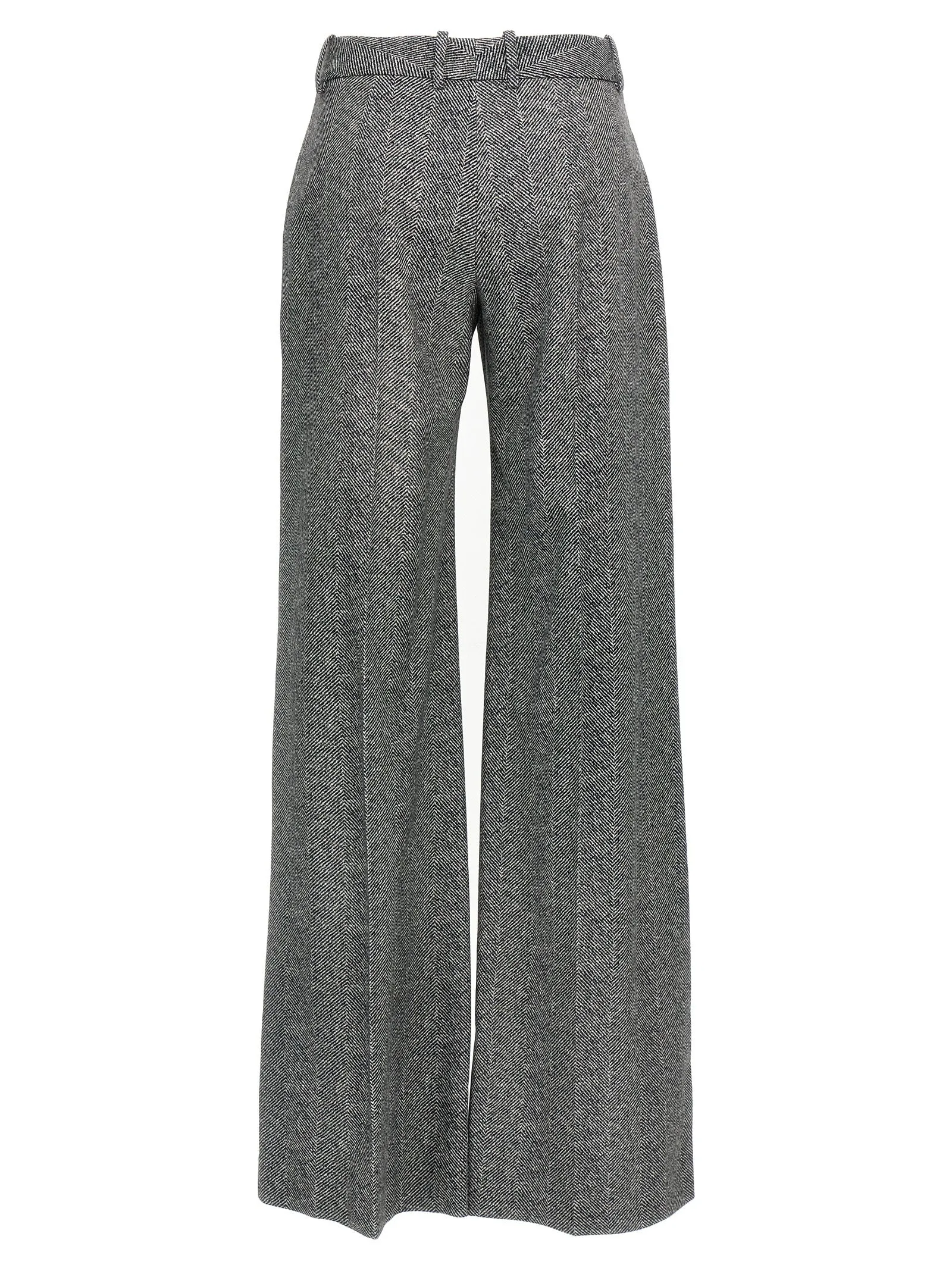 Herringbone Trousers Pants Gray sold by Wanan Luxury product image thumbnail 2