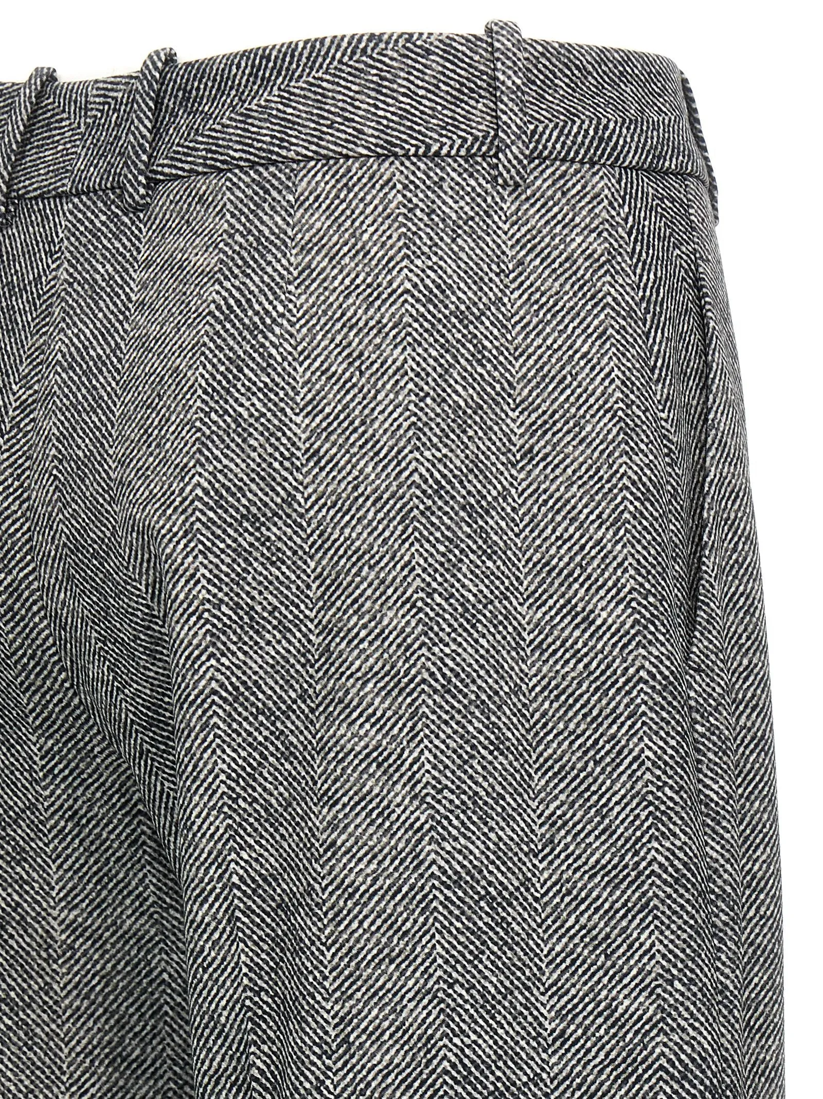 Herringbone Trousers Pants Gray sold by Wanan Luxury product image thumbnail 4