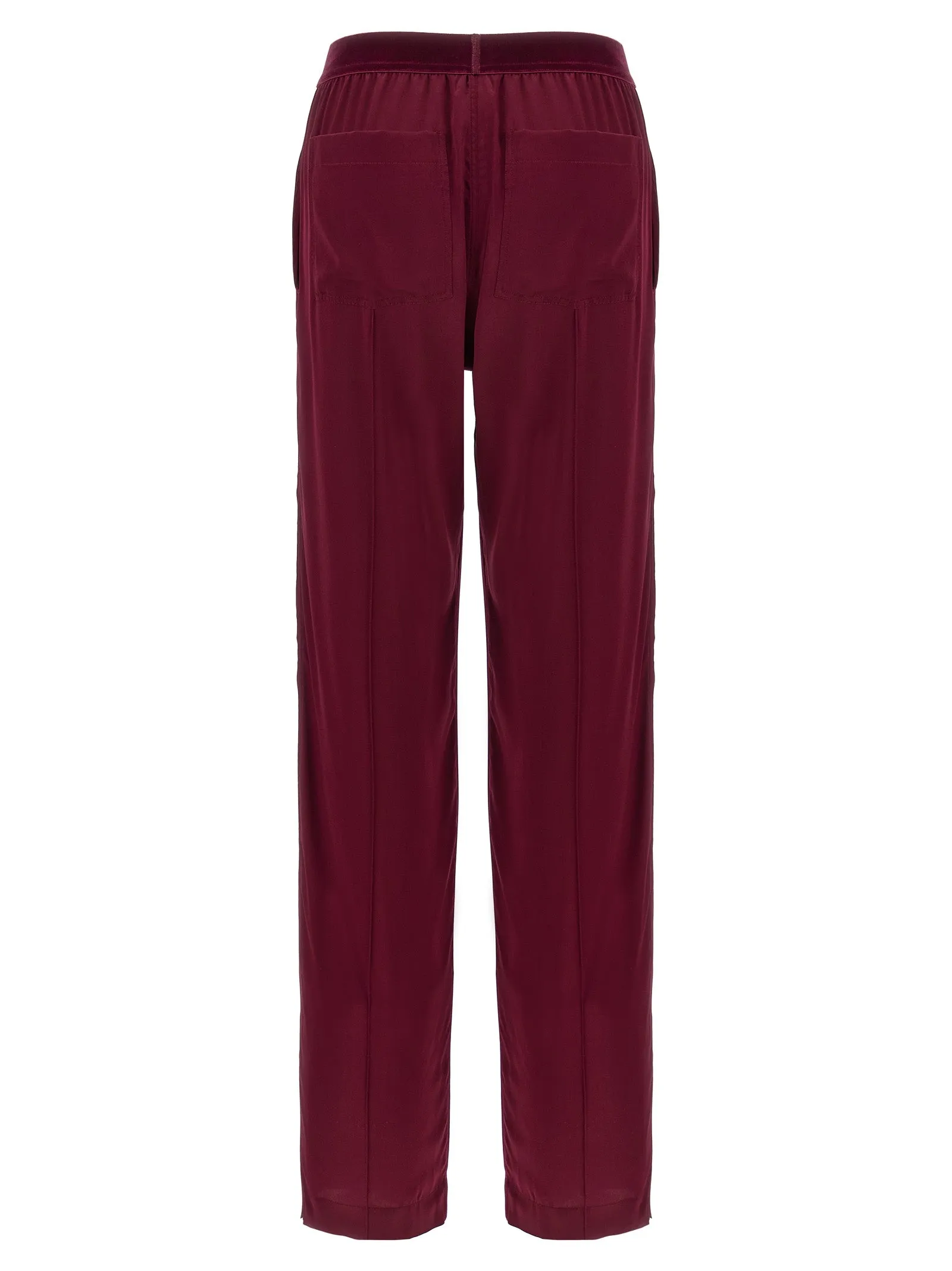 Silk Pants Bordeaux sold by Wanan Luxury product image thumbnail 2
