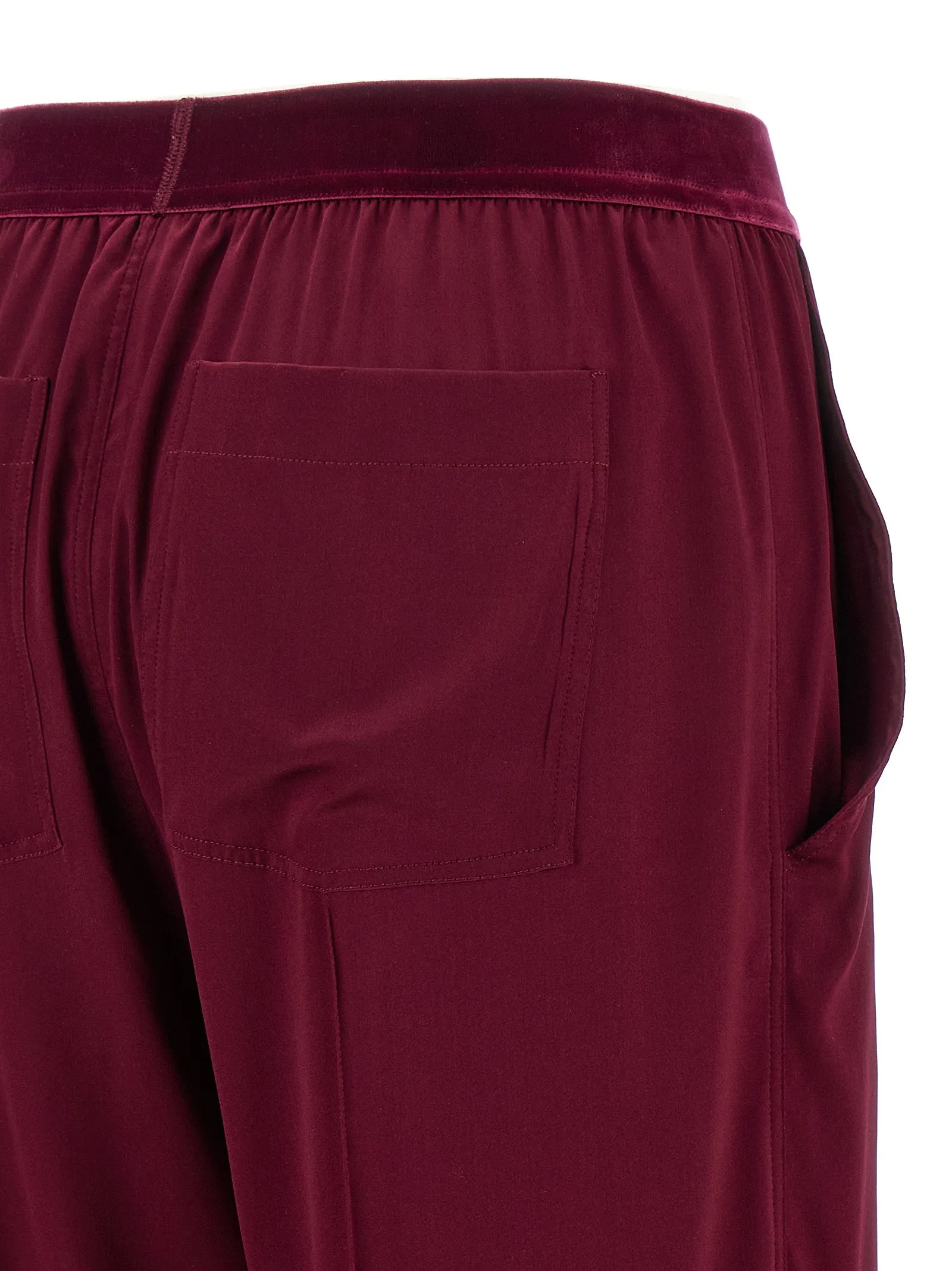 Silk Pants Bordeaux sold by Wanan Luxury product image thumbnail 4