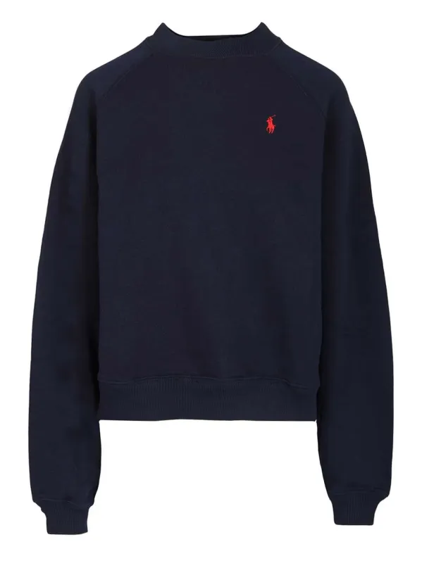 Crew Neck Sweatshirt Sweatshirts Blue sold by Wanan Luxury