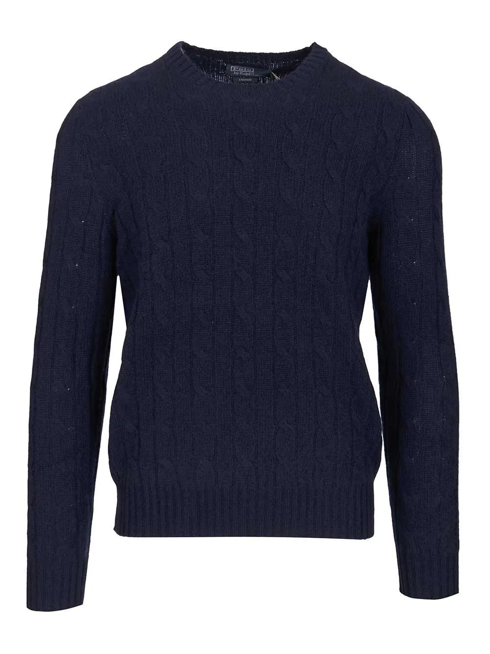 Cashmere Cable Knit Sweater Knitwear Blue sold by Wanan Luxury