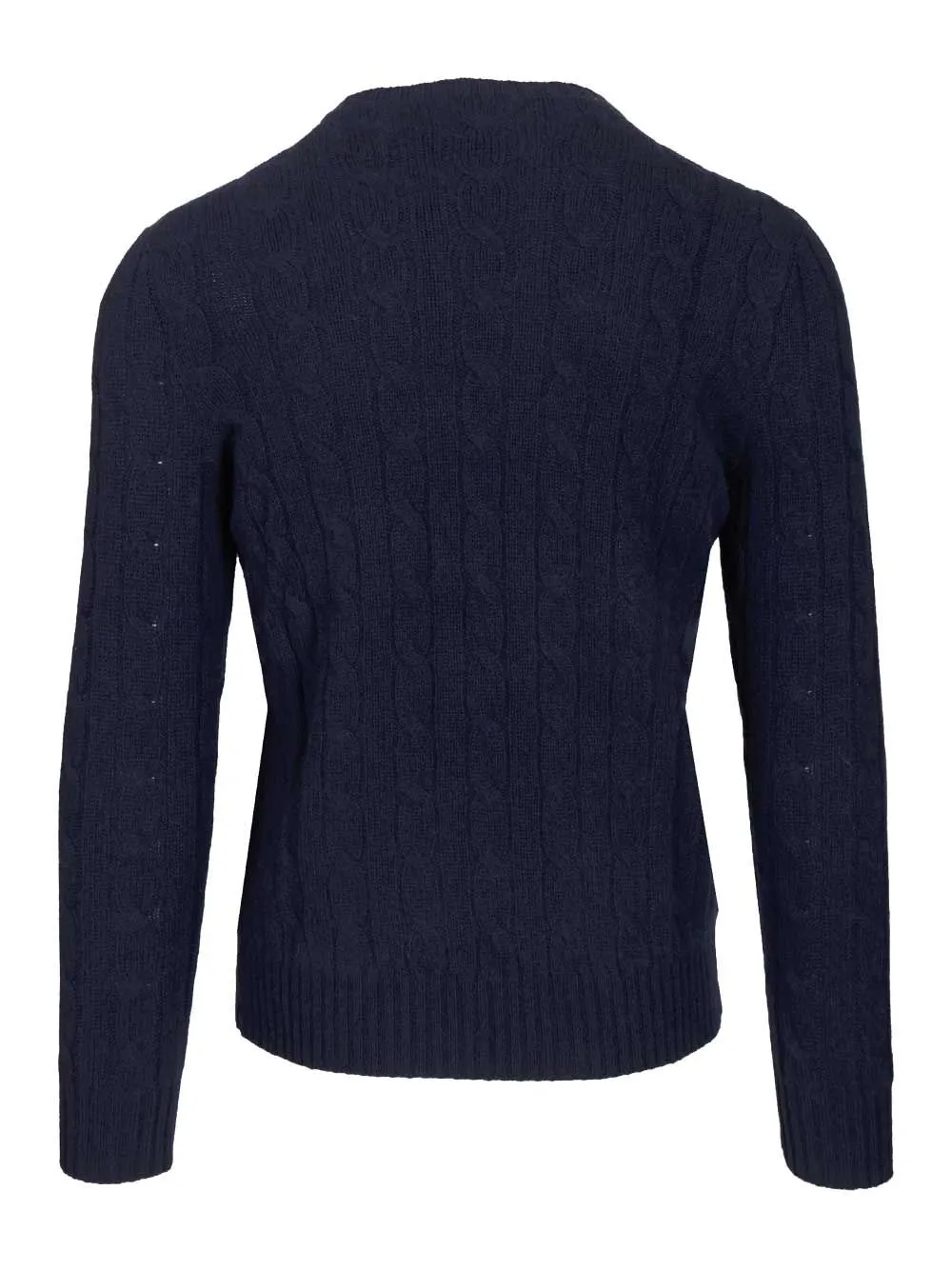 Cashmere Cable Knit Sweater Knitwear Blue sold by Wanan Luxury product image thumbnail 2