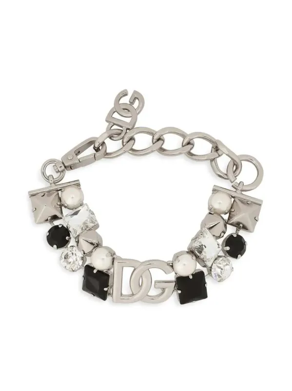 Vlogo Rhinestone Bracelet sold by Wanan Luxury