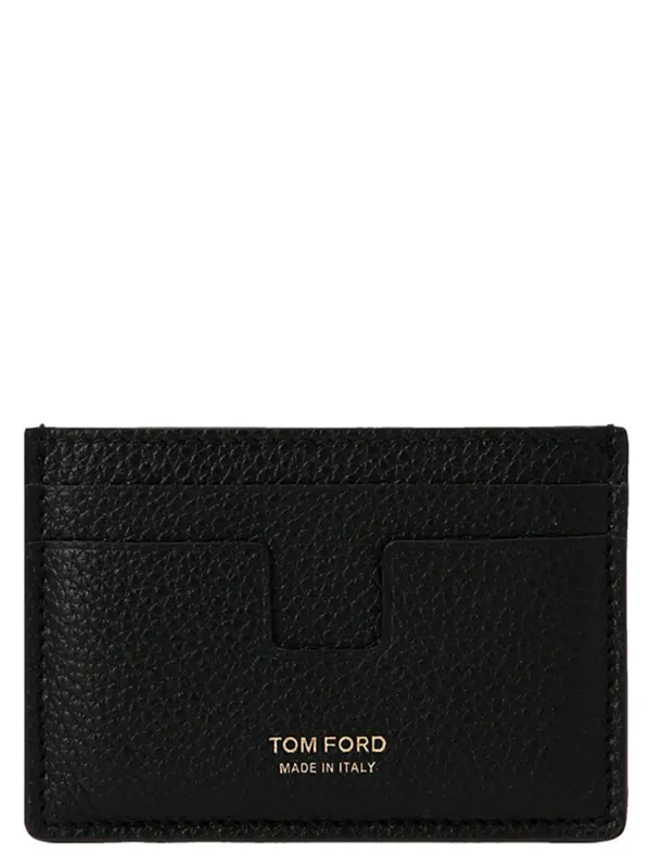 Logo Leather Card Holder Wallets And Card Holders Black sold by Wanan Luxury