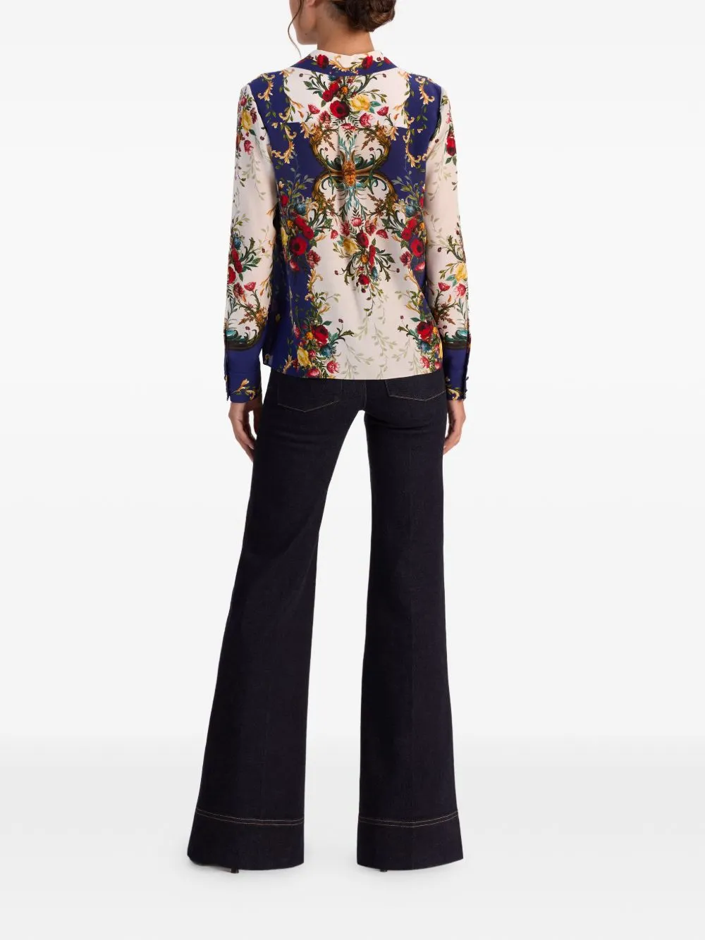Printed Silk Shirt sold by Wanan Luxury product image thumbnail 2