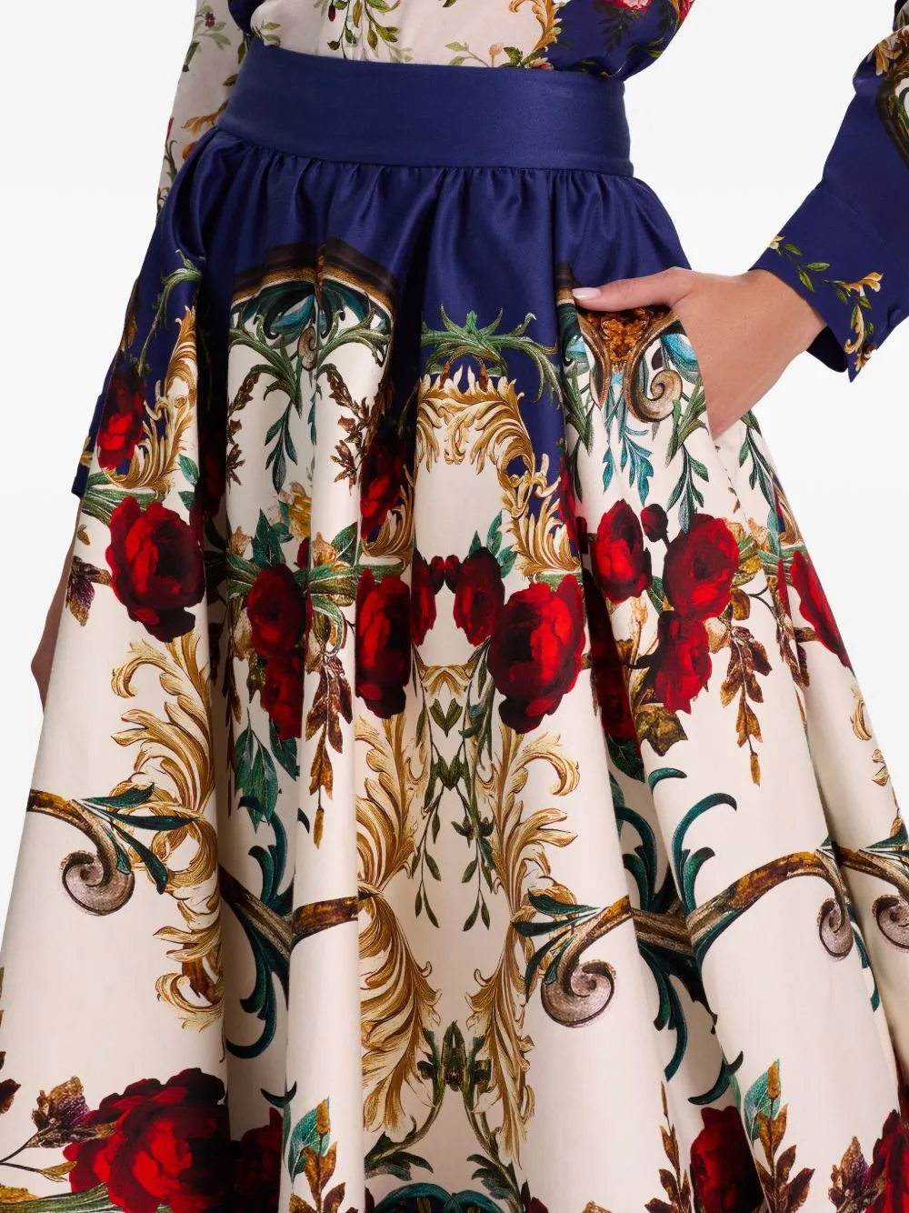 Printed Midi Skirt sold by Wanan Luxury product image thumbnail 3