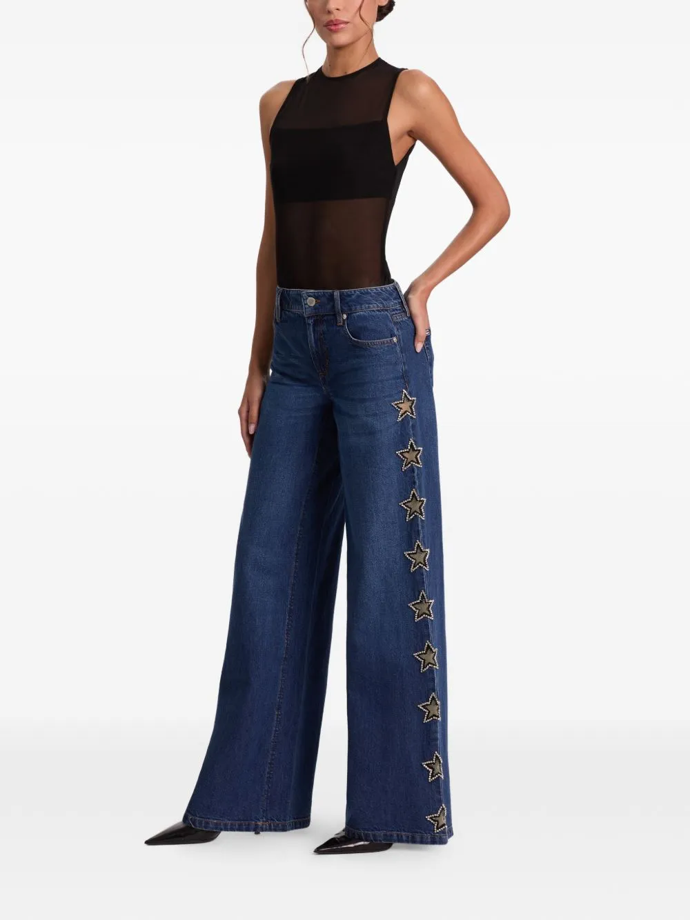 Embellished Baggy Jeans sold by Wanan Luxury product image thumbnail 2
