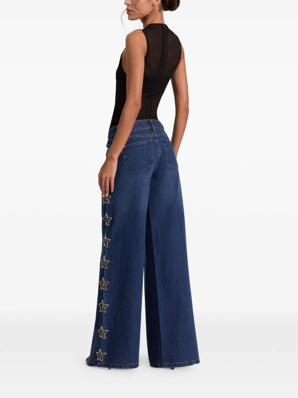 Embellished Baggy Jeans sold by Wanan Luxury product image thumbnail 4