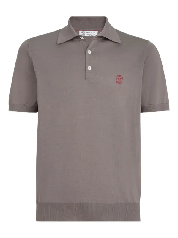 Logo Cotton Polo Shirt sold by Wanan Luxury