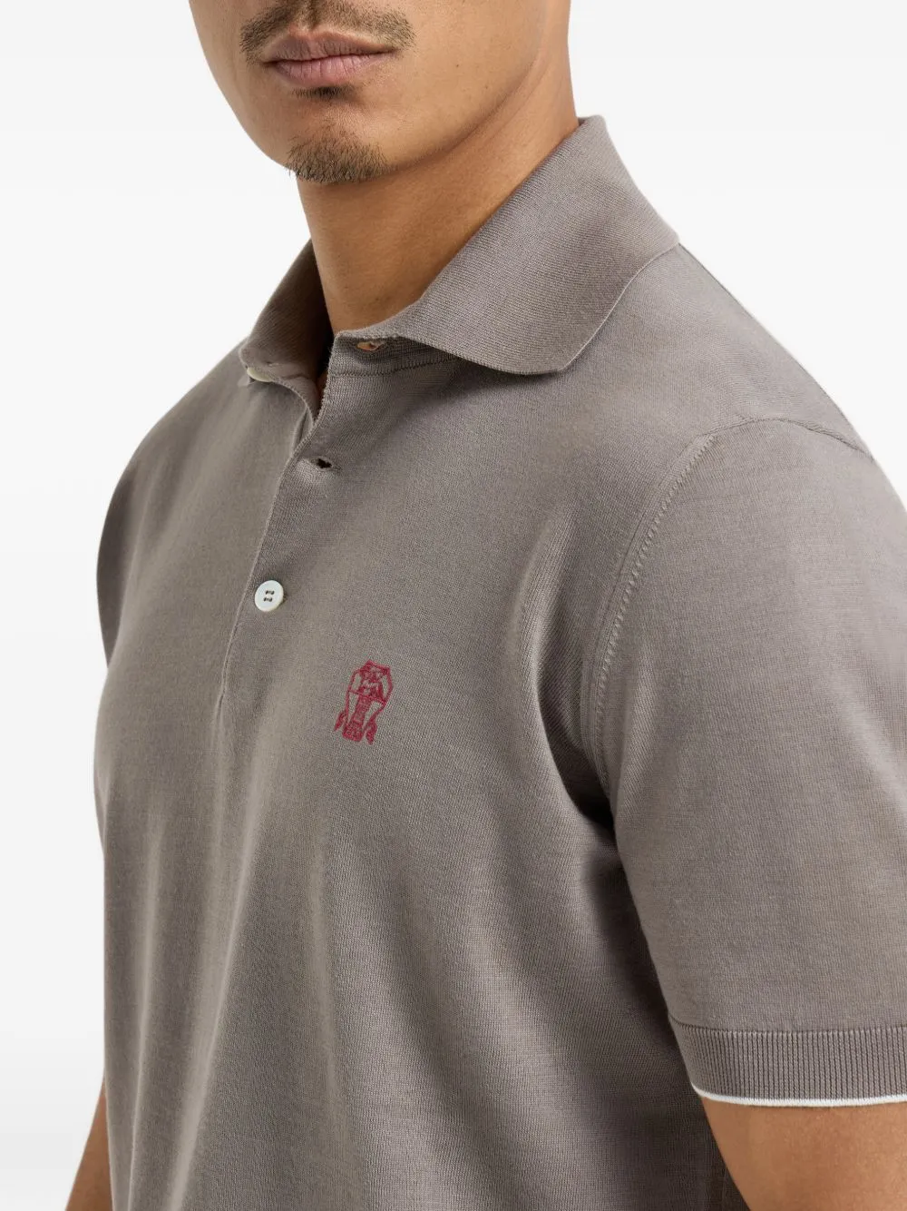 Logo Cotton Polo Shirt sold by Wanan Luxury product image thumbnail 5