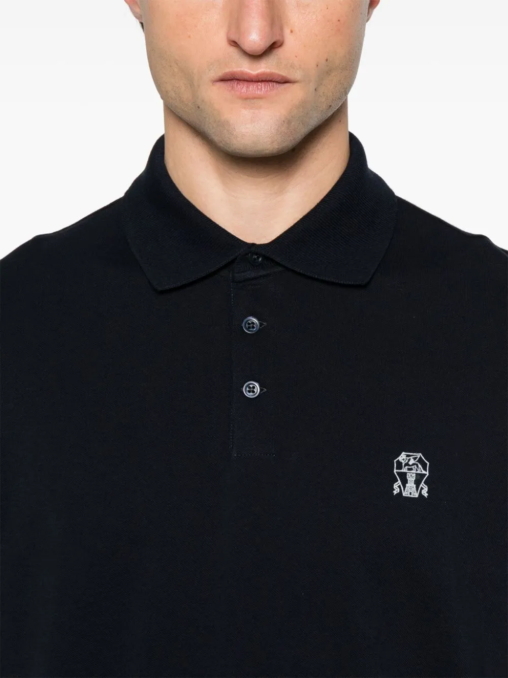Logo Cotton Polo Shirt sold by Wanan Luxury product image thumbnail 4