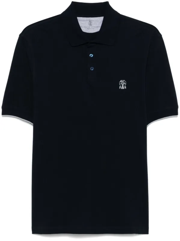 Logo Cotton Polo Shirt sold by Wanan Luxury