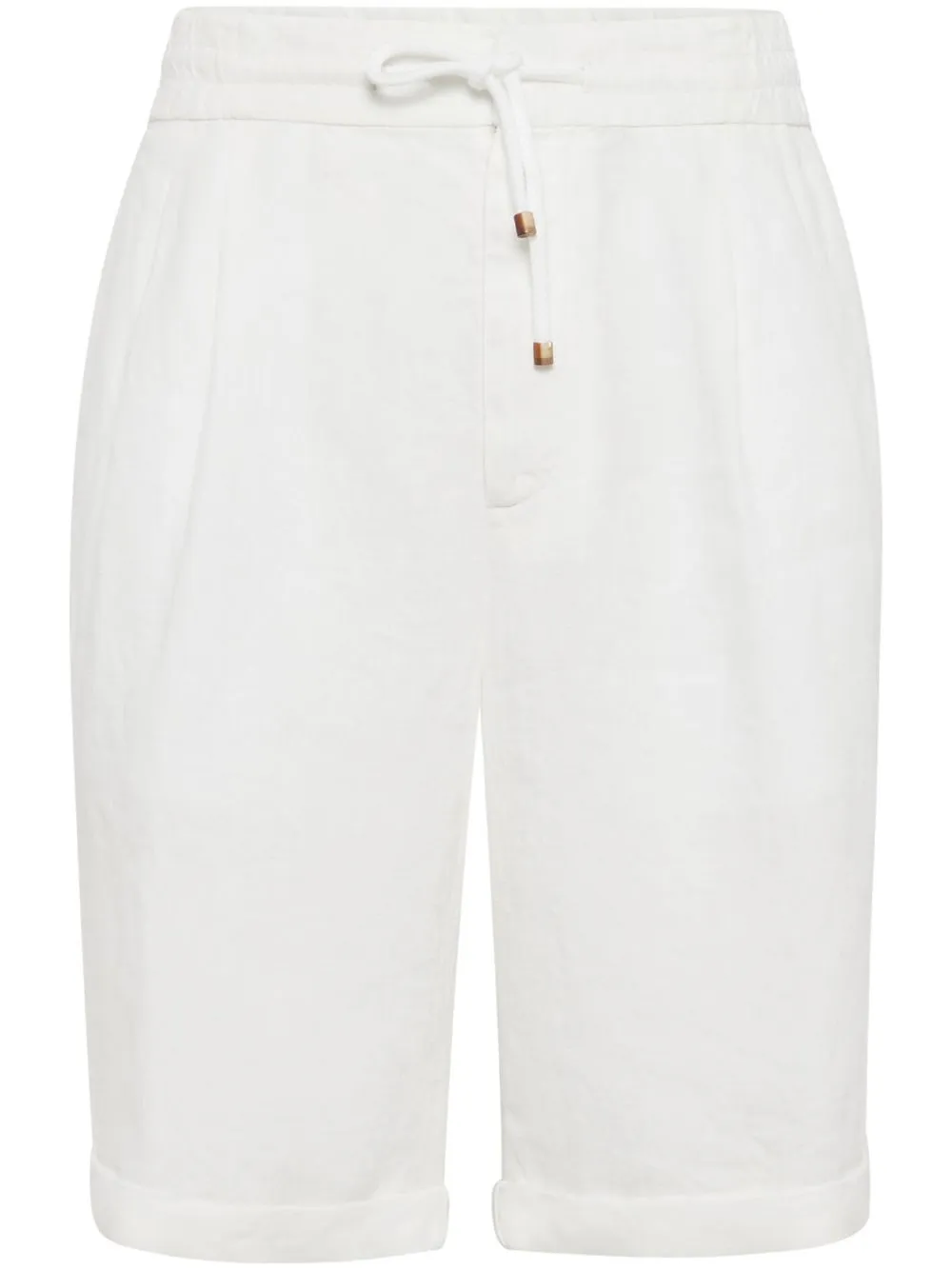 Linen Bermuda Shorts sold by Wanan Luxury