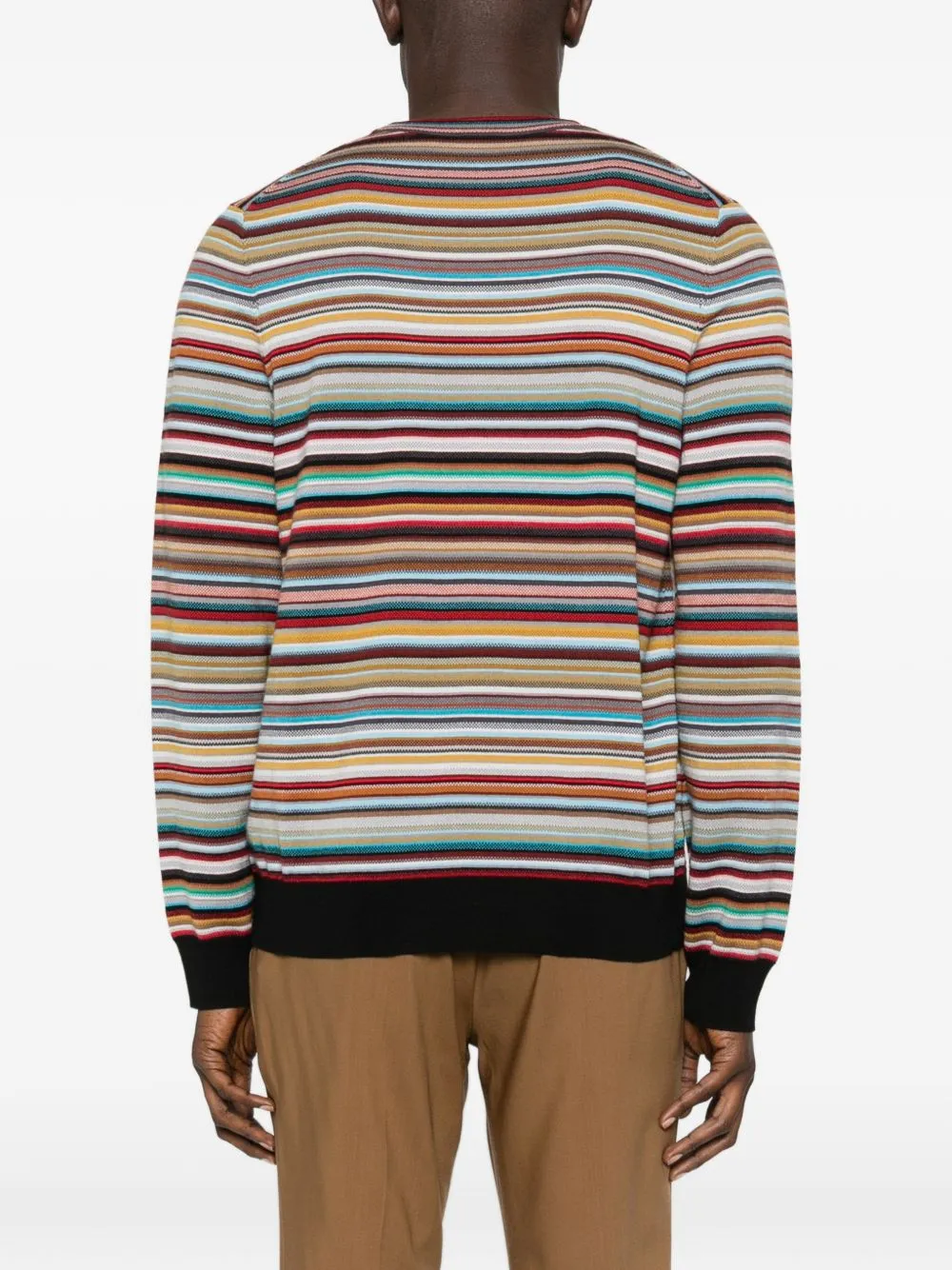Signature Stripe Wool Sweater sold by Wanan Luxury product image thumbnail 4