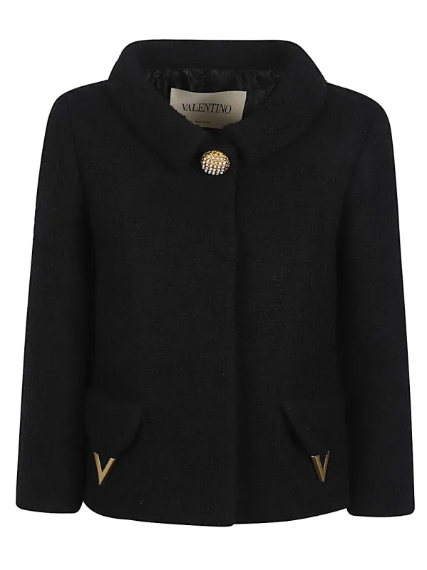 Vlogo Signature Wool Jacket sold by Wanan Luxury