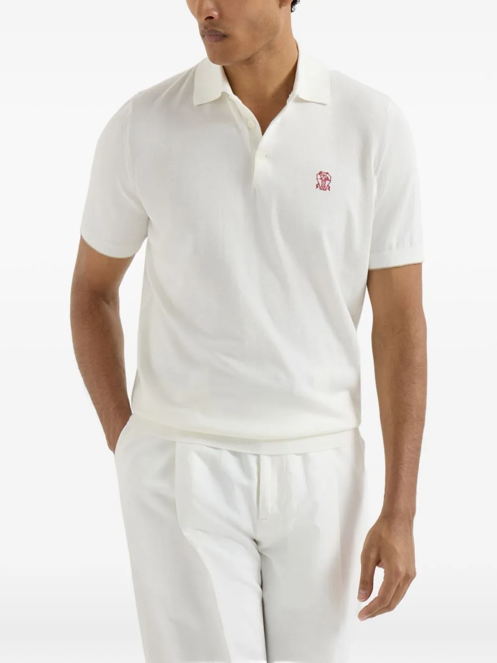 Logo Cotton Polo Shirt sold by Wanan Luxury product image thumbnail 5