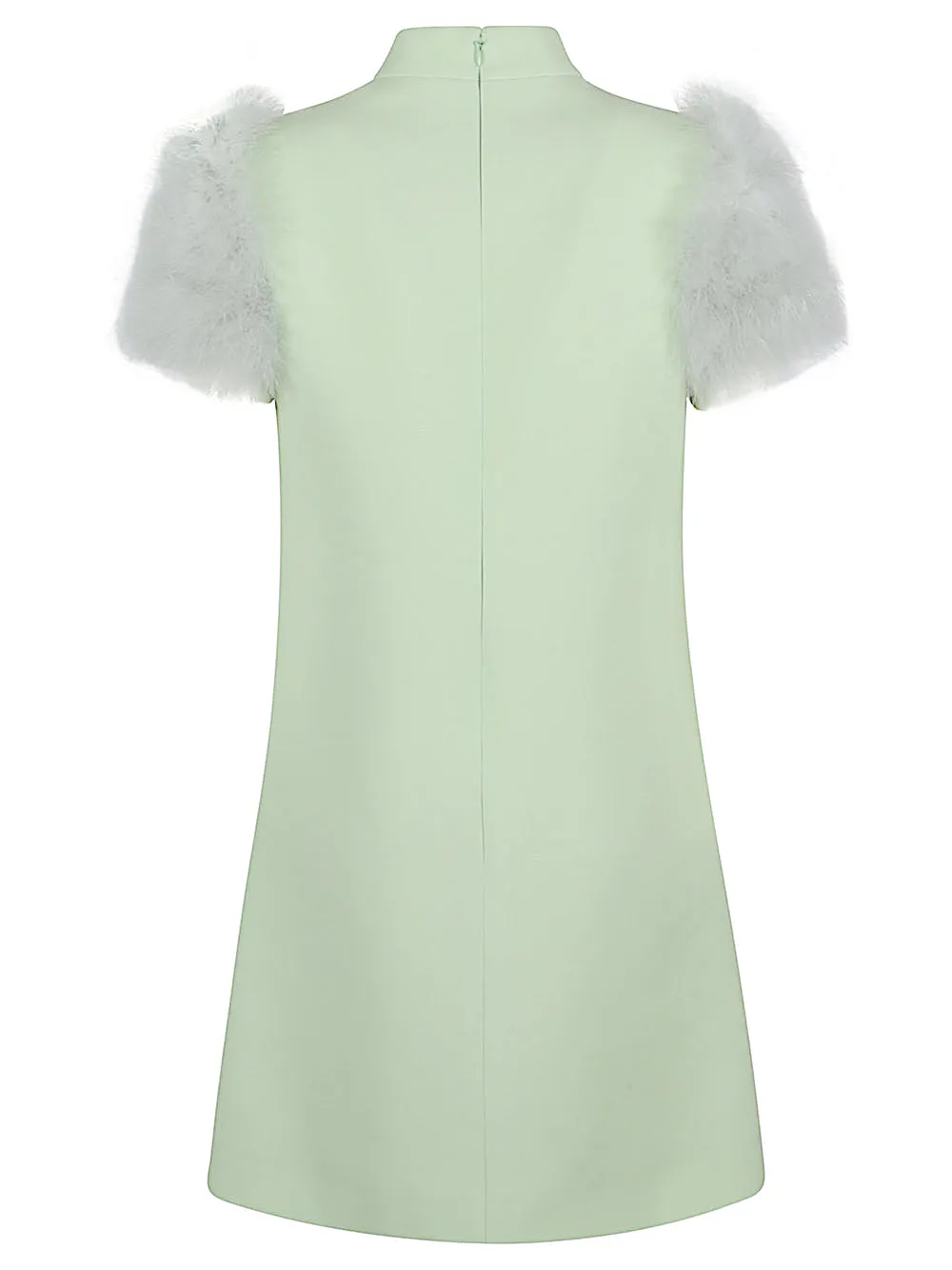 Feathered Wool And Silk Dress sold by Wanan Luxury product image thumbnail 2