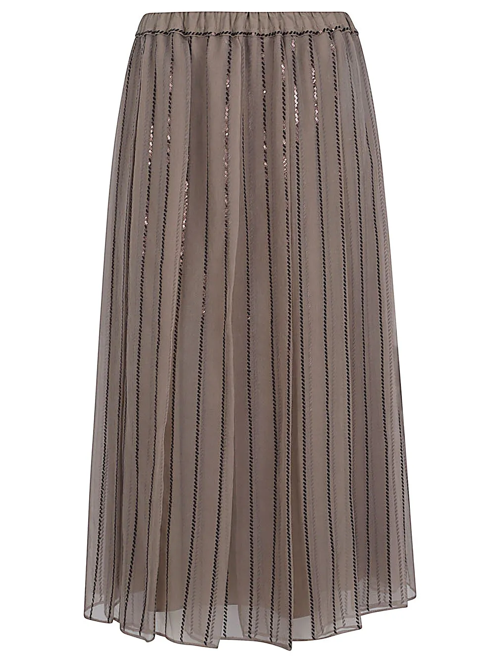 Silk Midi Skirt sold by Wanan Luxury
