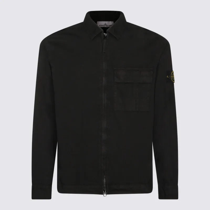 Shirts Blacks And Greys made by Stone Island