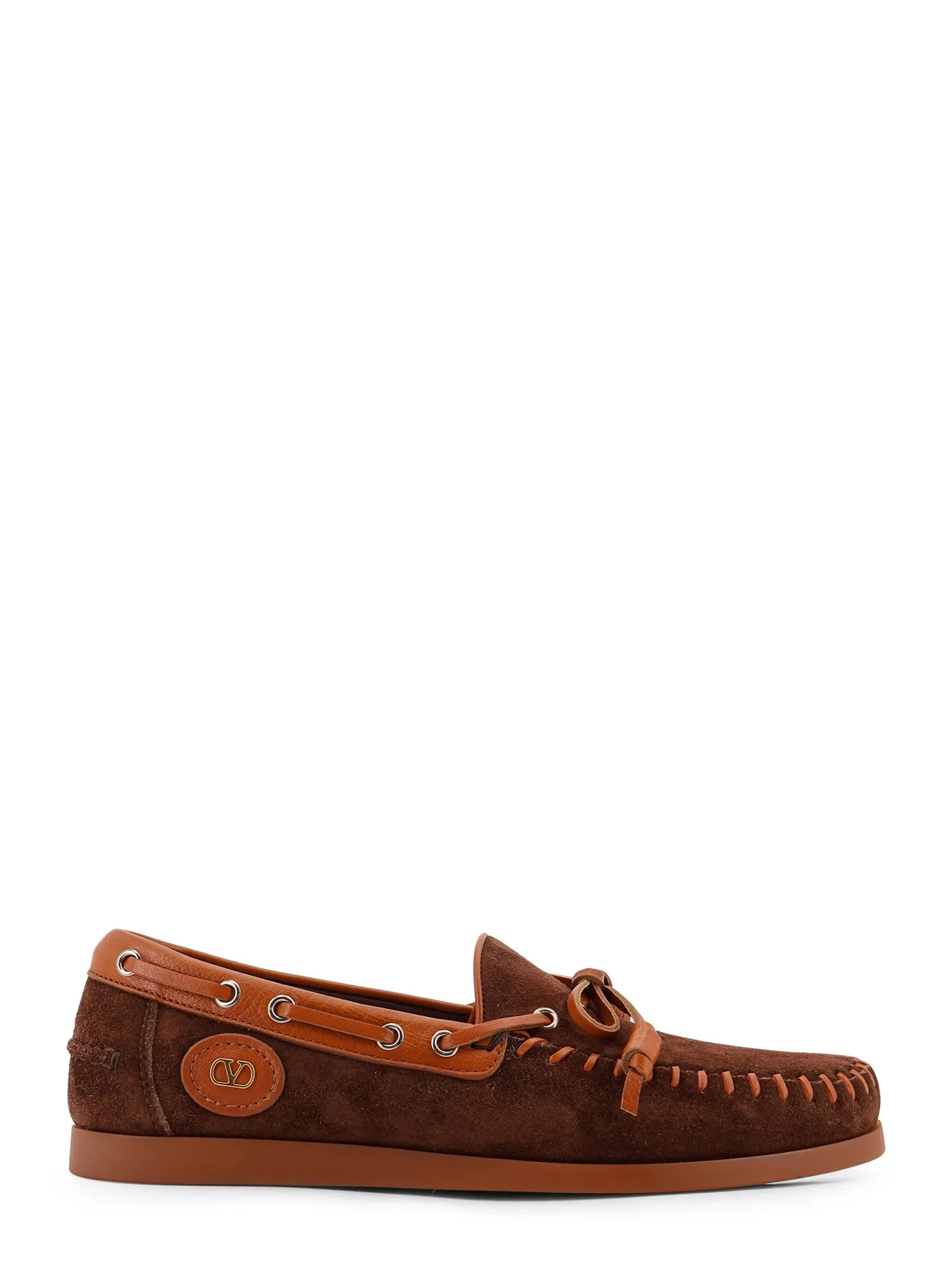 Palm Avenue Leather And Suede Boat Shoe sold by Wanan Luxury
