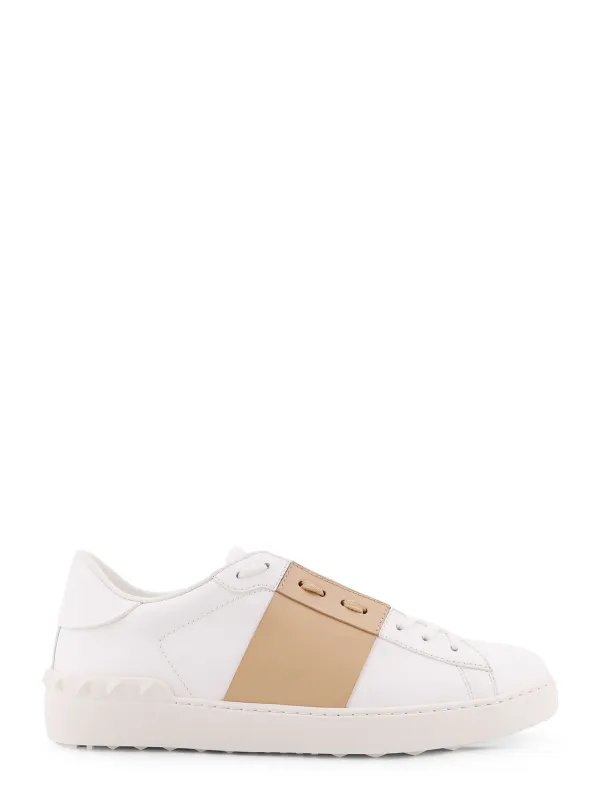 Open Leather Sneakers sold by Wanan Luxury