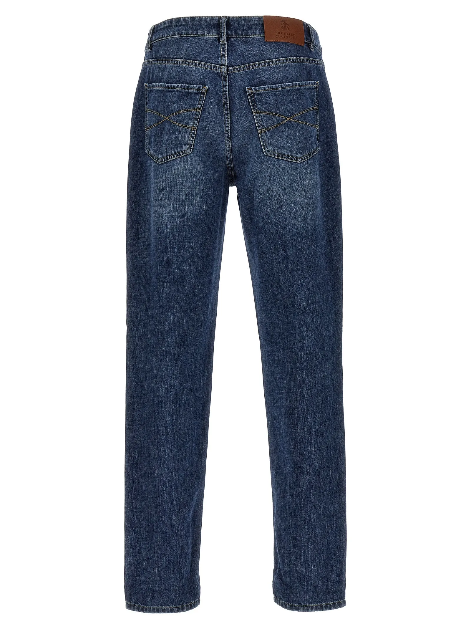 Logo Embroidery Jeans Blue sold by Wanan Luxury product image thumbnail 2