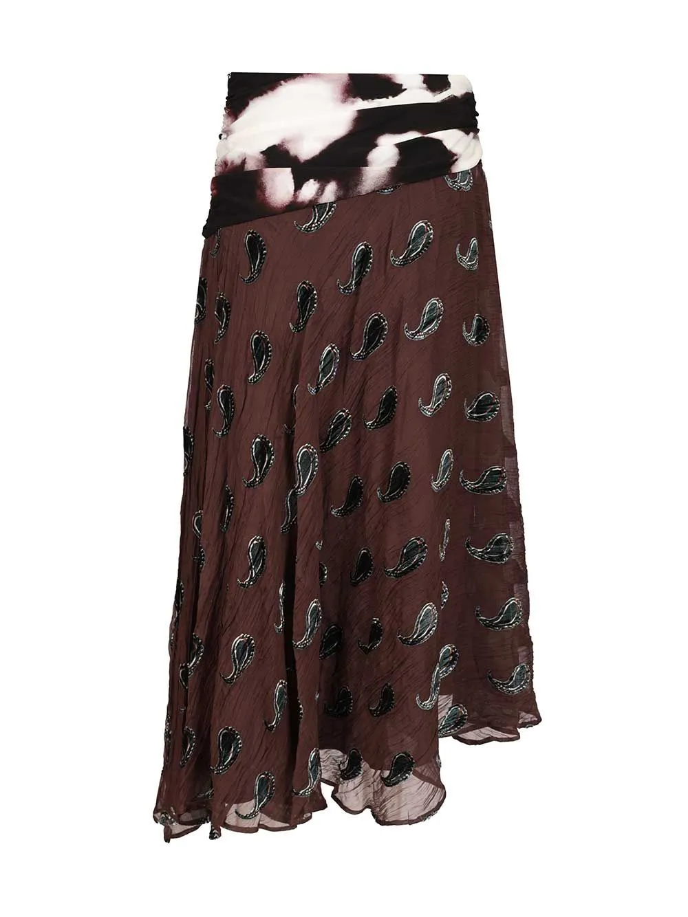 Asymmetric Skirts Brown sold by Wanan Luxury product image thumbnail 2