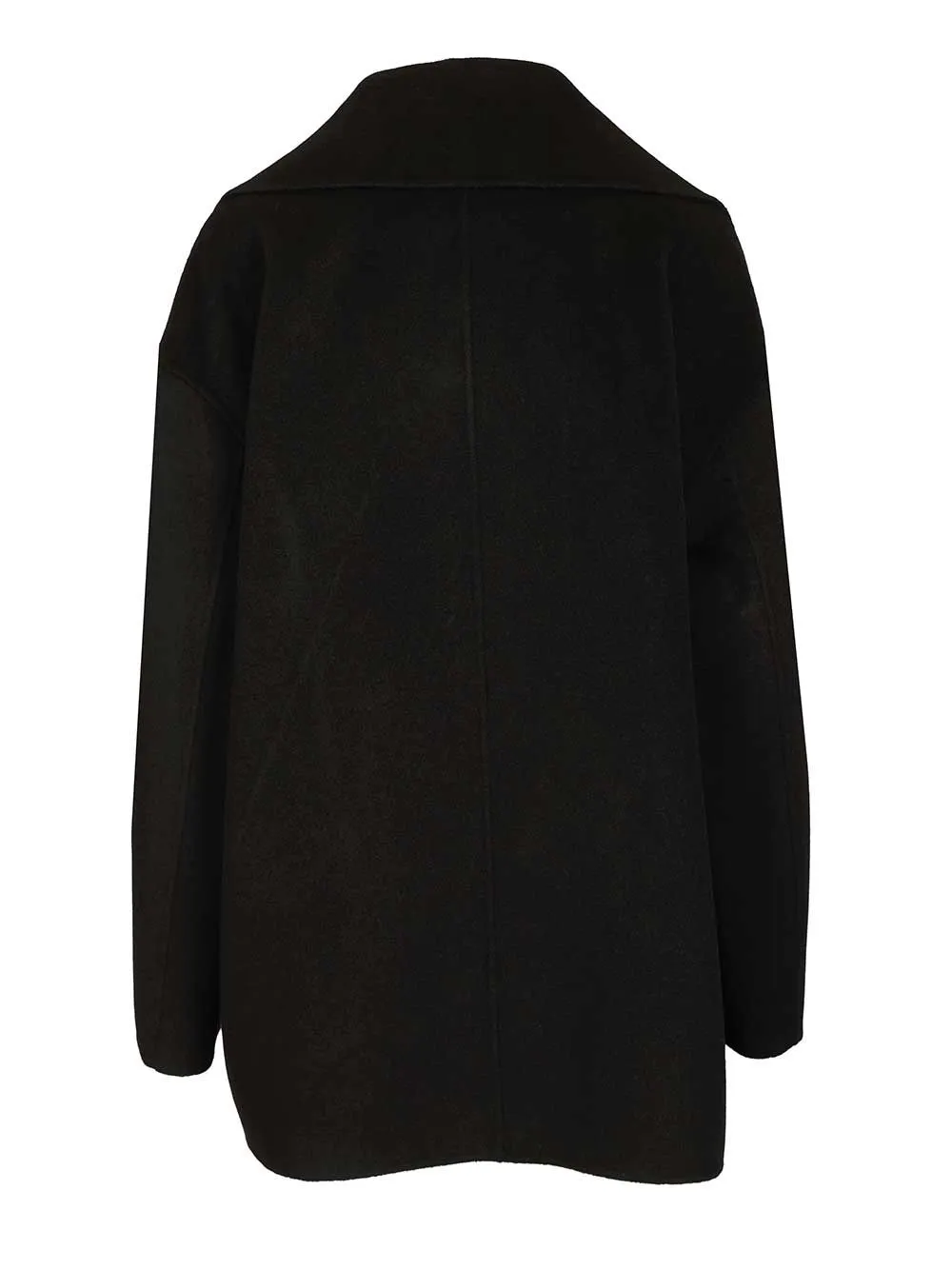 Double-Breasted Wool And Cashmere Jacket Coats Black sold by Wanan Luxury product image thumbnail 2