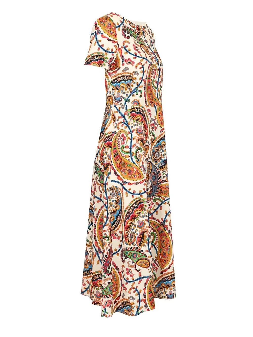 Printed Midi Dress Dresses Multicolor sold by Wanan Luxury product image thumbnail 3