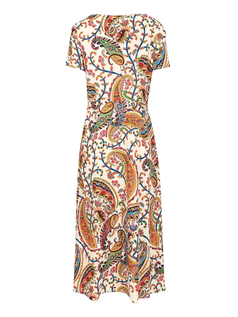 Printed Midi Dress Dresses Multicolor sold by Wanan Luxury product image thumbnail 2