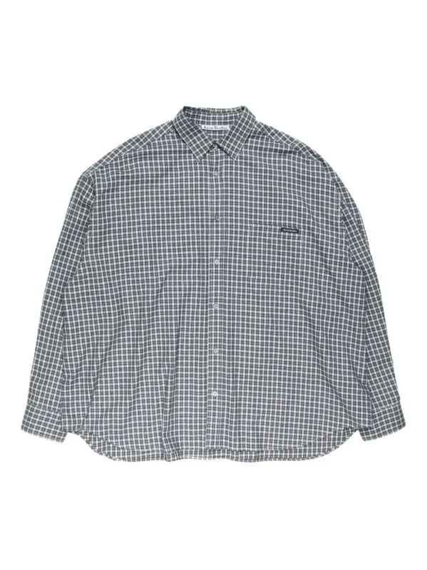Checked Cotton Shirt sold by Wanan Luxury