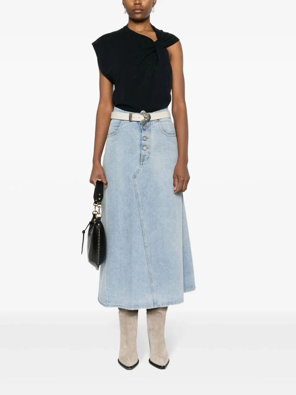 Nayda Asymmetric T-Shirt sold by Wanan Luxury product image thumbnail 2